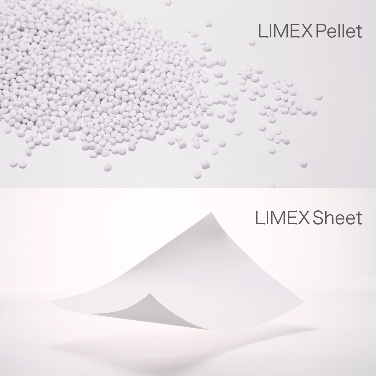 LIMEX PelletとLIMEX Sheetの画像