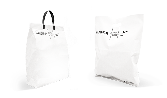 Image of the shopping bag used at Haneda Airport
