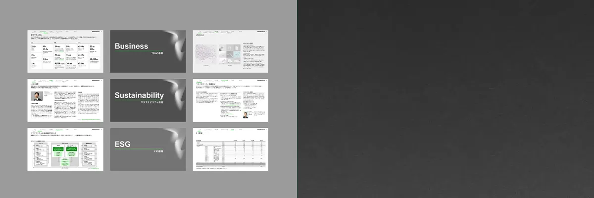 Sustainability Report 2024のイメージ画像