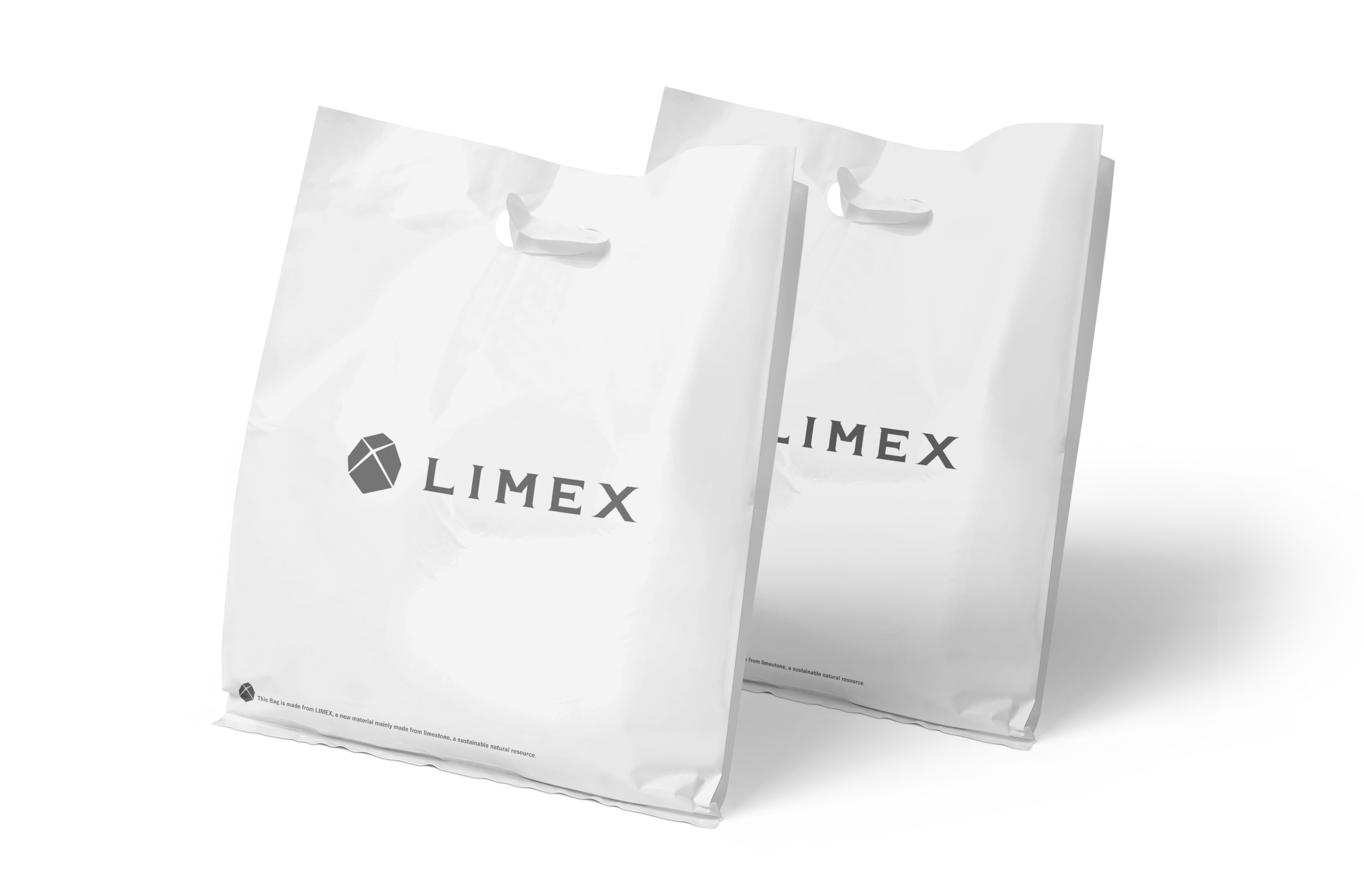 LIMEX Bag。ビニール袋でも紙袋でもない。石から生まれた新しい袋